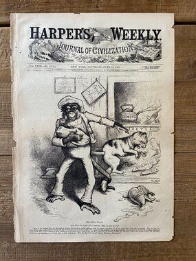 Thomas Nast, Political Cartoon, Harpers Weekly